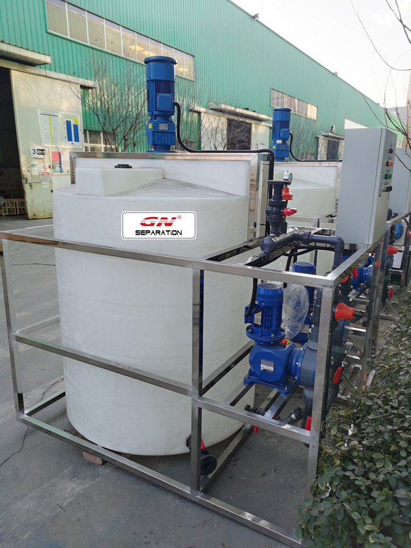 20211230 polymer dosing unit for sludge dewatering