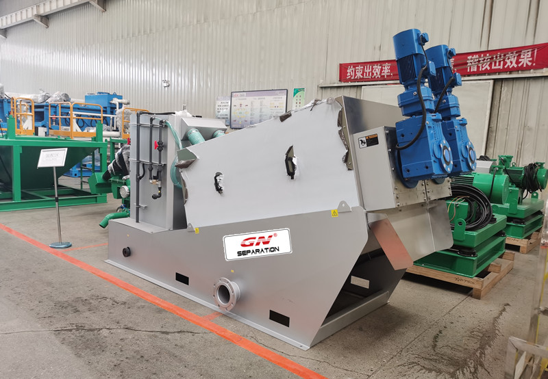 20210407 waste water dewatering screw press