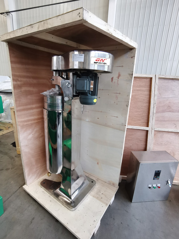 20211224 Tubular Centrifuge for Coconut Oil